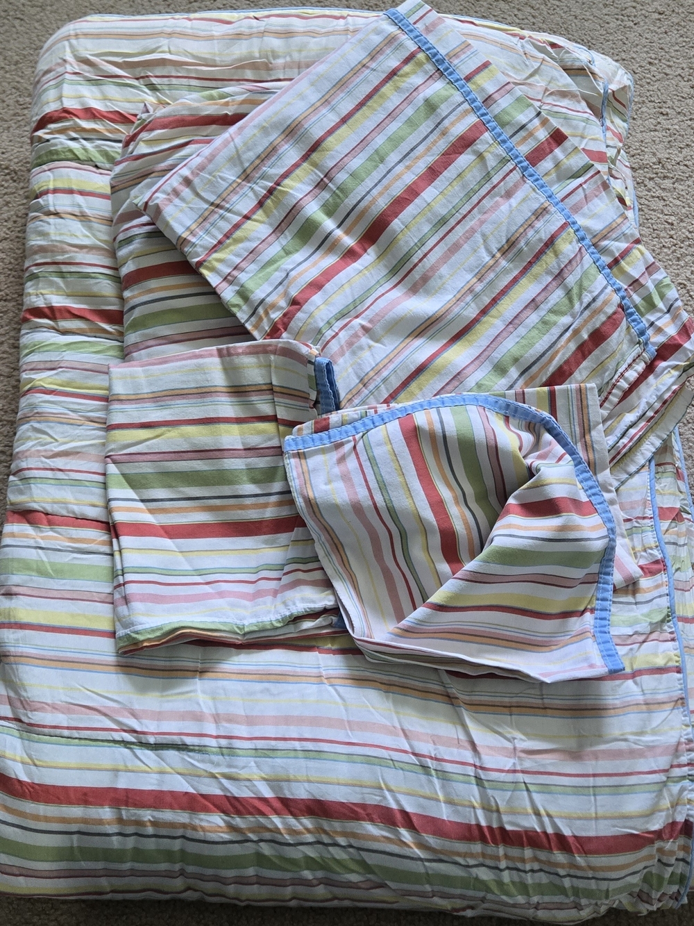 Ralph Lauren Harbor View Stripe Twin Bedding Set